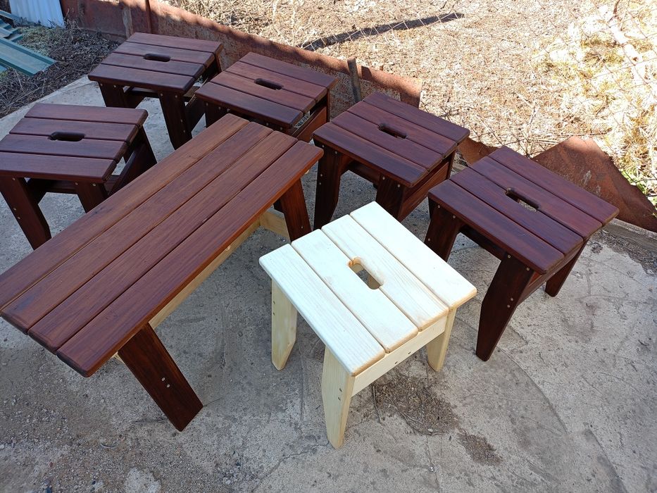 Табурет ручной работы