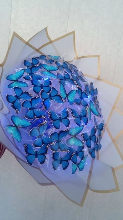 Букет гул капалак бабочка подарки Воздушные Гелиевые шарики ест