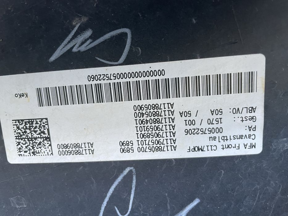 Броня предна за мерцедес CLA W117 AMG-2017г