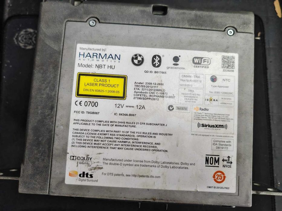 CIC NBT модул навигация BMW F01 F02 F10 F11 F06 F07 джойстик IdRIVE