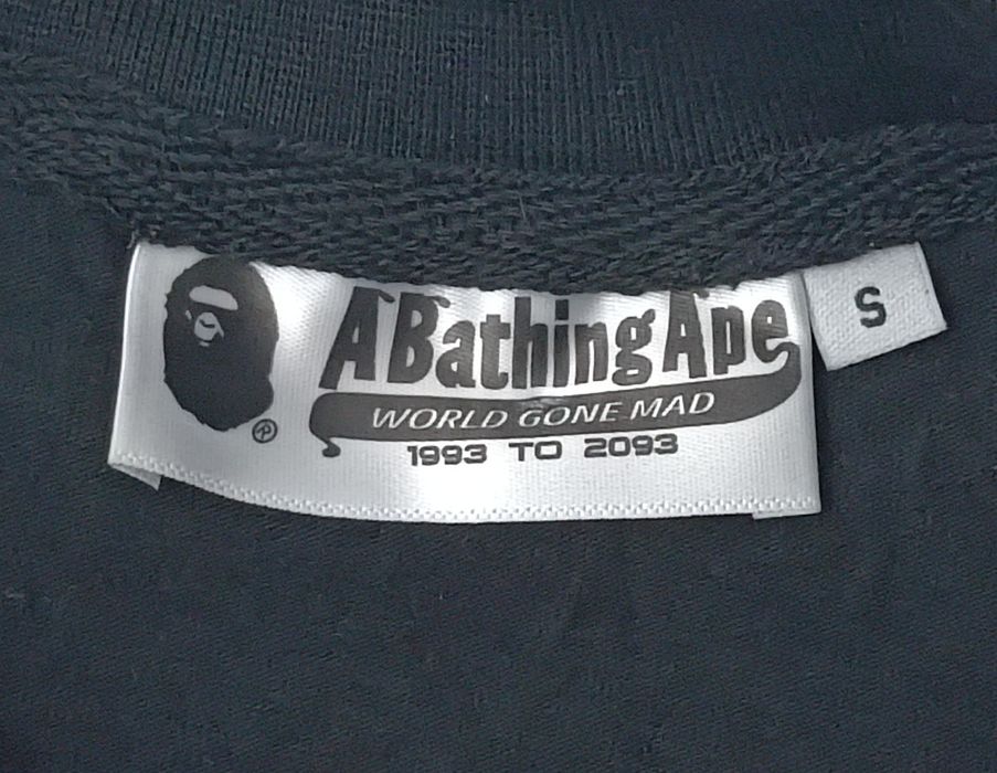 A Bathing Ape Bape Shirt тениска S памучна черна фланелка