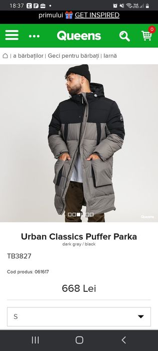 Geaca lunga  urban clasic ()