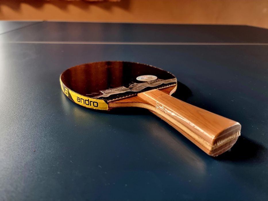 Paleta profesionala tenis de masa Rainbow 7 off / tacky 50°/tacky 46°