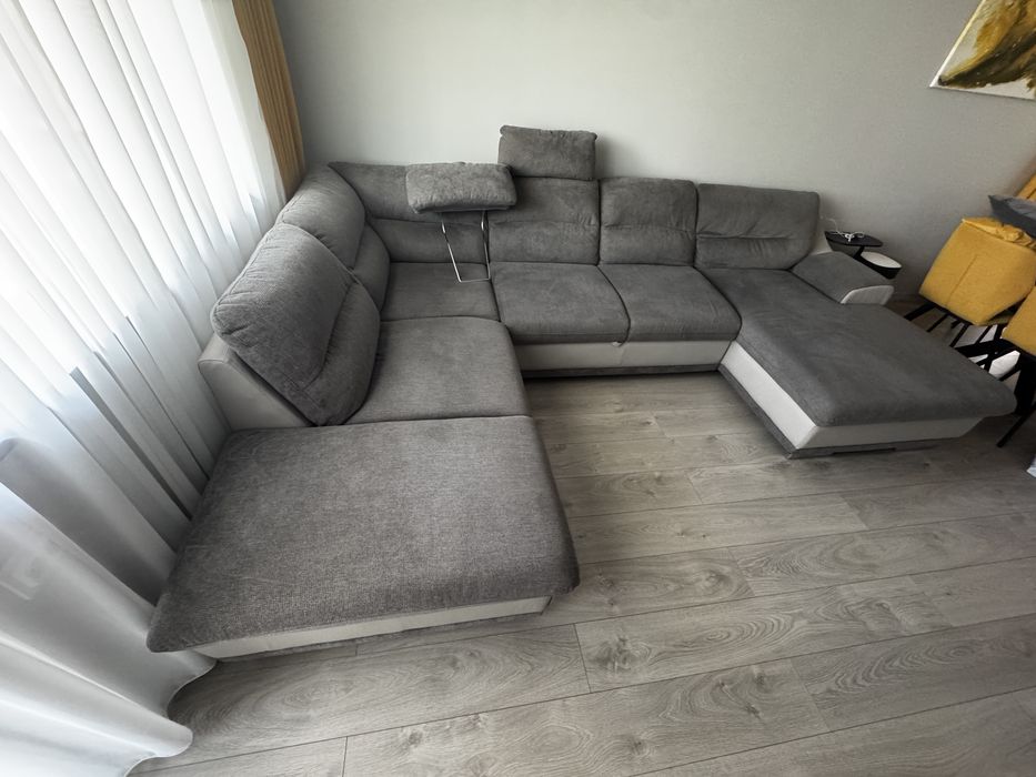 П образен Диван / холна гарнитура сийсайд с дясна лежанка. От Айко НОВ