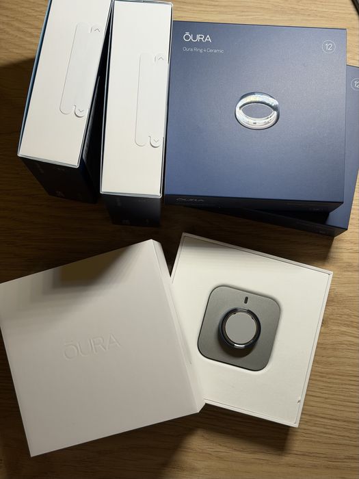 Oura Ring 4 Ceramic, size 12