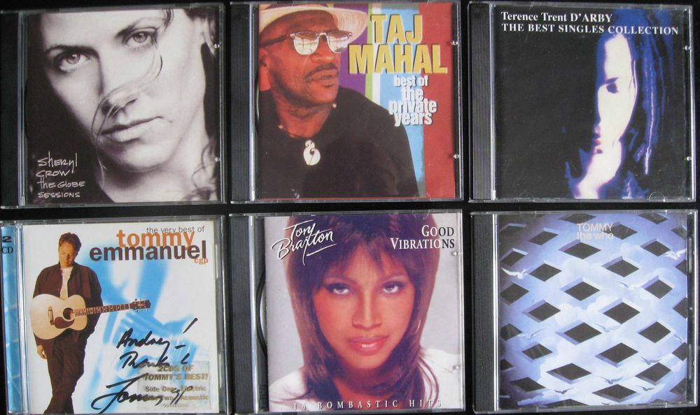 Музикални дискове с хитови изпълнители  за периода 1970-2000 г.