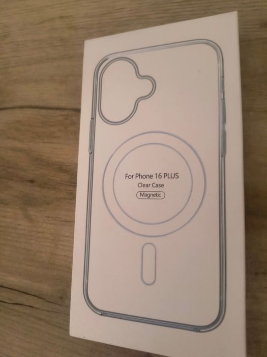 Husă Transparentă MagSafe iPhone 16 Plus - Clear Case Magnetică, Nouă