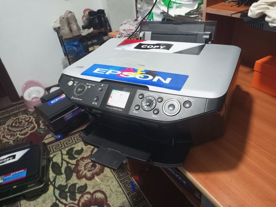 Epson RX 610 Kopya Skanerli 6 ta Rangli FOTO studya uchun printer