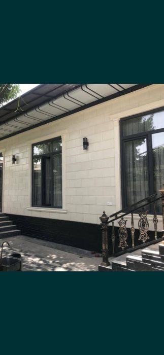 Termotravertin. Fasad