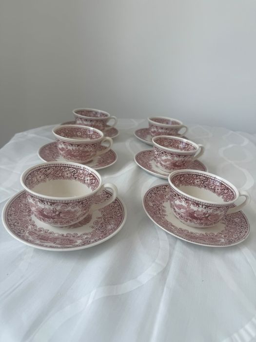 Set 6 cesti cu farfurioare Petrus Regout" Castillo"