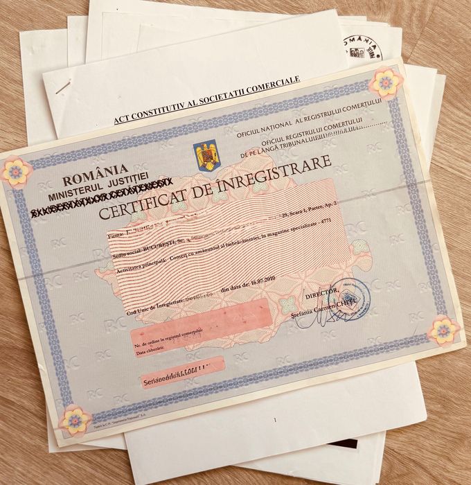 Înființări și modificări firme SRL, PFA în sector 3/București