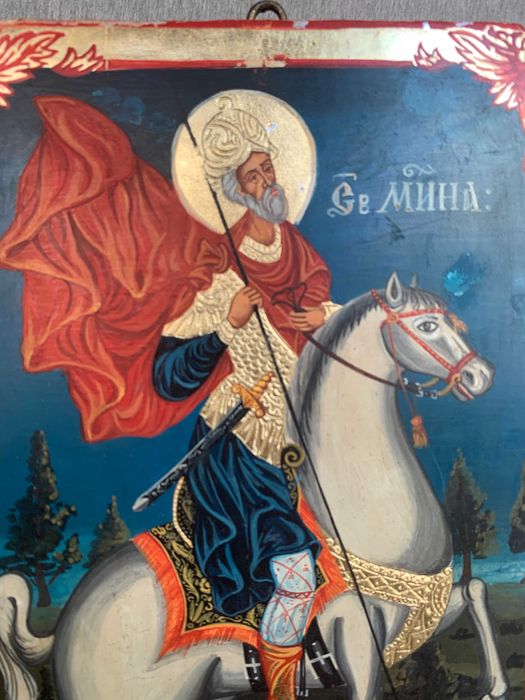 стара картина икон  света мина