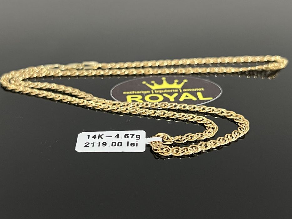 Bijuteria Royal CB : Lant aur 14k 585  4,67 gr