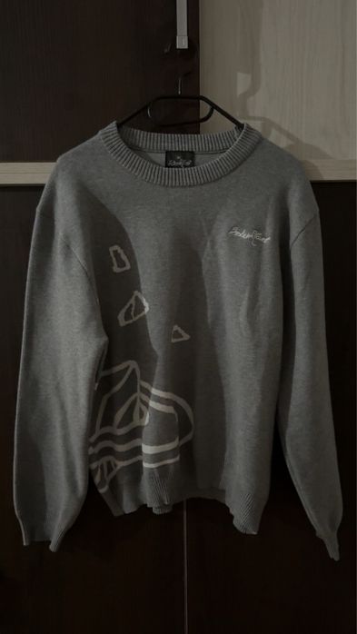Pulover Broken Planet Knit Grey – Mărimea M (Nou)