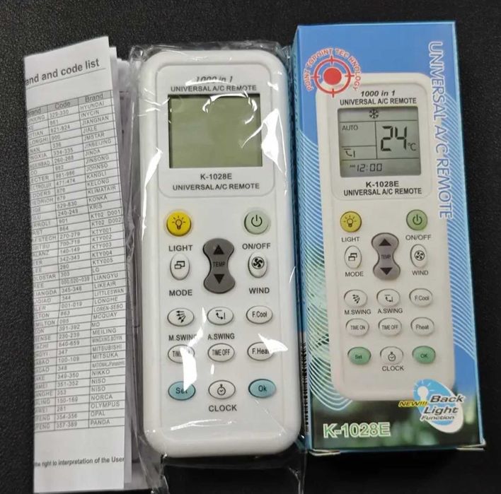 Telecomanda universala pentru aparate de aer conditionat