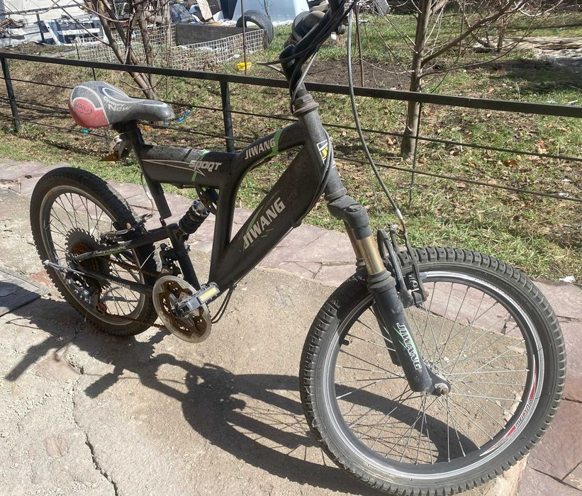 Велосипед на ходу