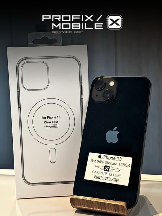 iPhone 13 Pink/Black 128GB Impecabil/Garantie24 luni/ Rate/ Avans 0
