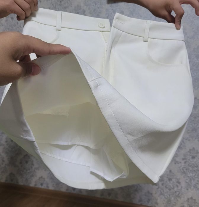 белая юбка L размер