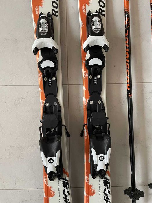 Детски ски 100 cm, обувки 20.5 и щеки - Rossignol