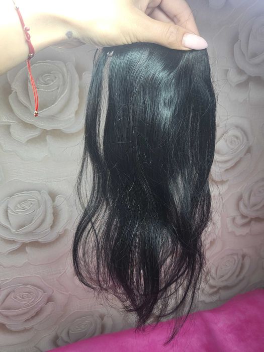 Естествена коса тъмно кафяви