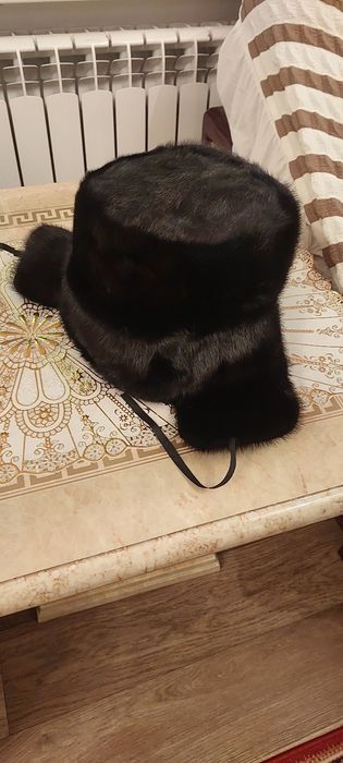Норковая шапка мужская