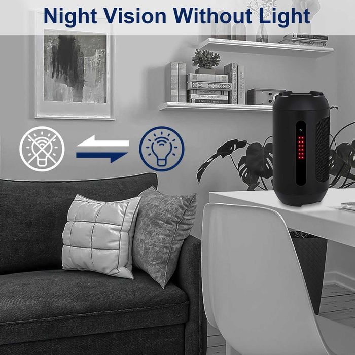 Шпионска камера-тонколона, 1080P HD, детектор на движение