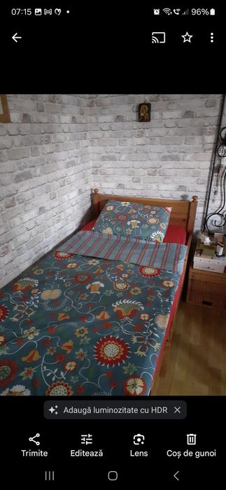 Pat reglabil pentru copil Ikea Leksvik