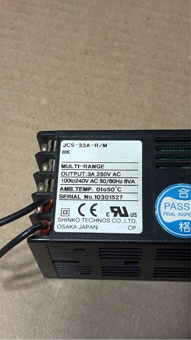 Controler temperatură industrial Shinko JCS-35A-H/M BK 100-240V, multifuncțional, funcțional