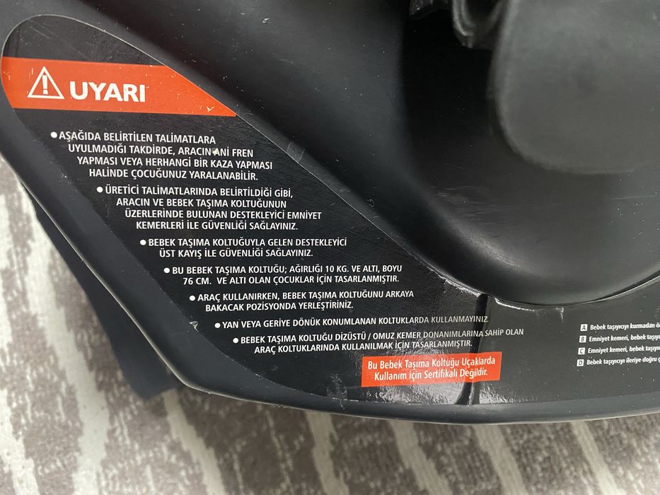 Детское Автокресло Люлька Beneto Турция Bolalar Avtokreslosi