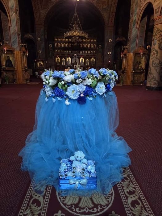 Decor botez pentru biserica