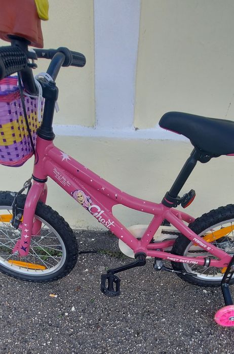 Bicicletă de fetițe GHOST cadru din aluminiu pe 16 inchi