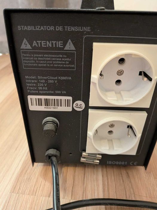 Stabilizator automat de tensiune SilverCloud K500VA