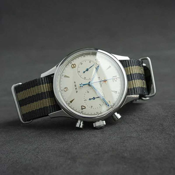 Ceas 1963 Polit Cronograf ST1901 Mecanic Air Force 40mm Safir Seagull