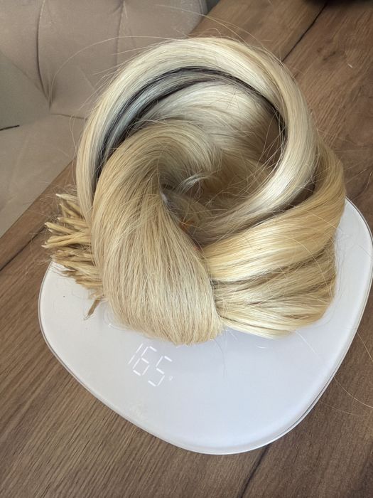 Волосы для наращивания славянка блонд