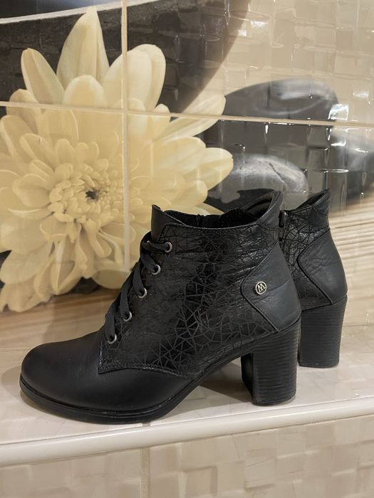 Дамски боти естествена кожа Мак Сливен