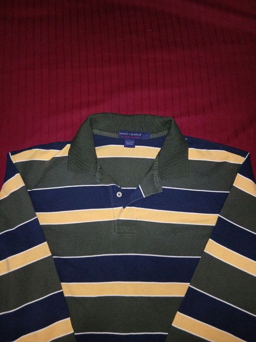 Из США, поло в полоску, от бренда "Daniel Cremieux"  MADE IN THAILAND