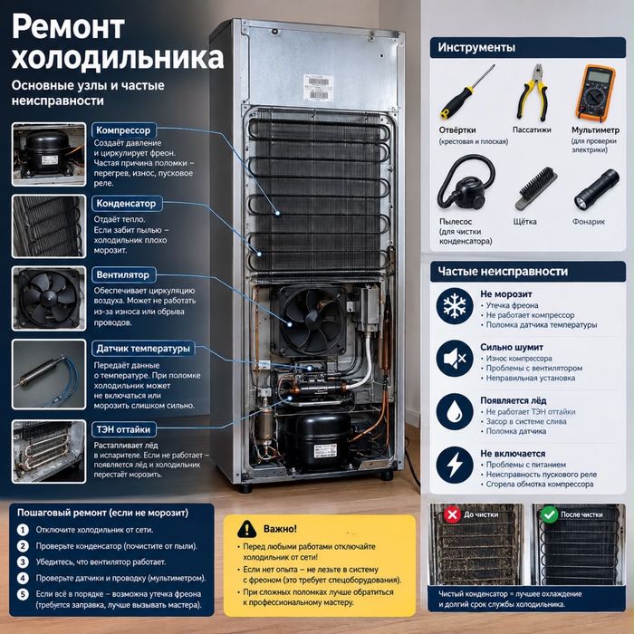 Ремонт холодилников