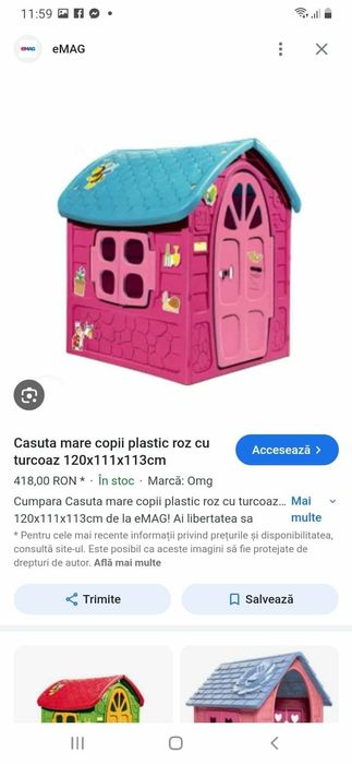 Casuta pt fetite