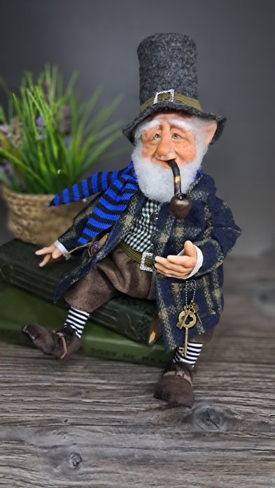 Гном Мартин интерьерная кукла