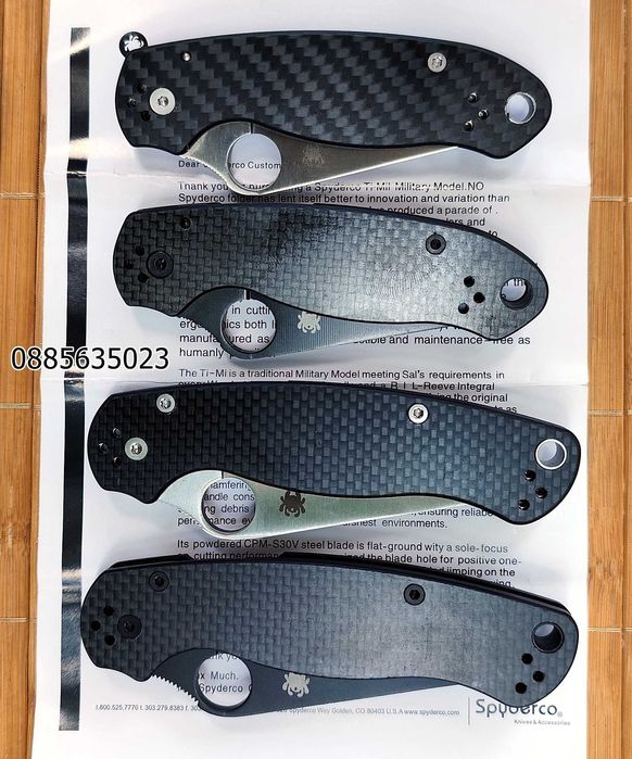 Spyderco Paramilitary 2 CARBON / Paramilitary 2 CARBON