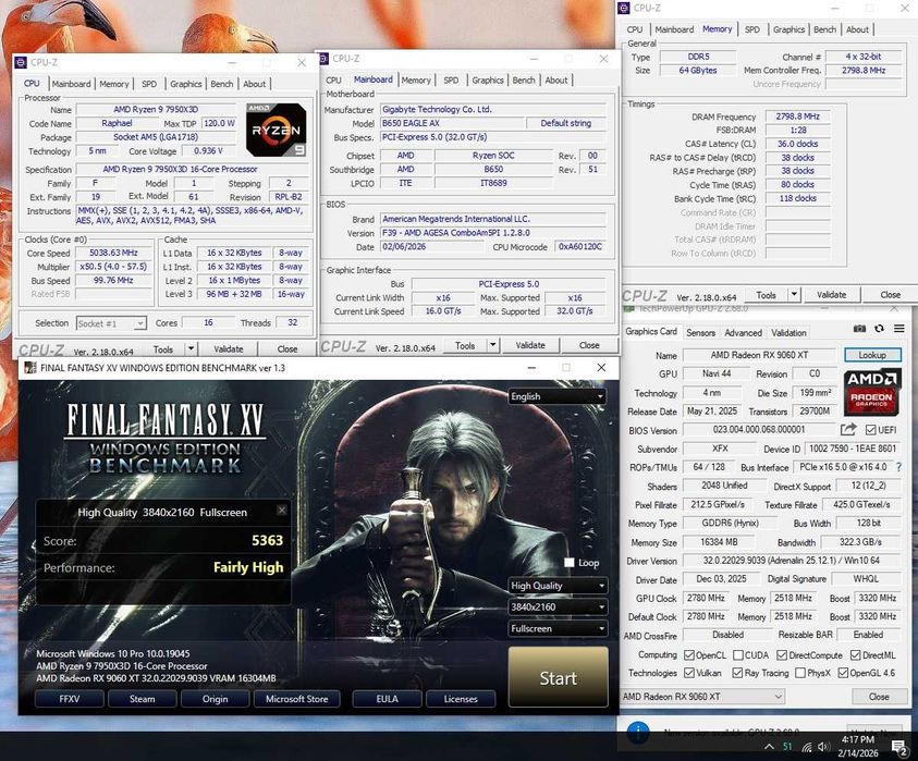 XFX SWIFT RX 9060 XT 16GB Triple Fan OC