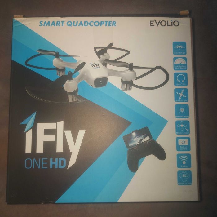 Drona Evolio IFly One HD Smart Quadcopter cu camera si baterie reincarcabila prin USB
