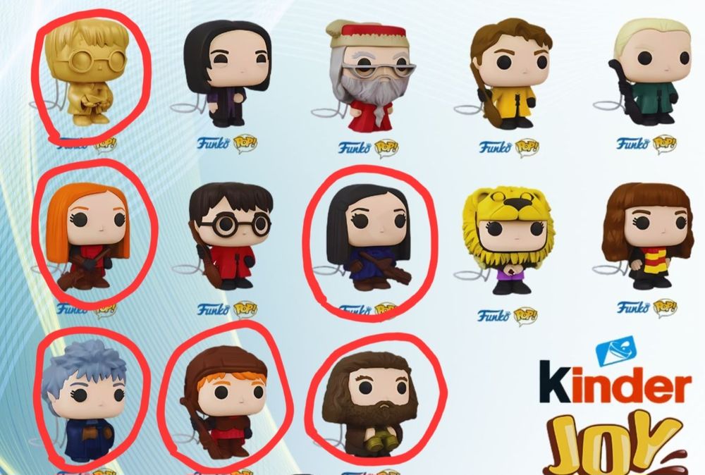 Киндер гарри поттер фигурка