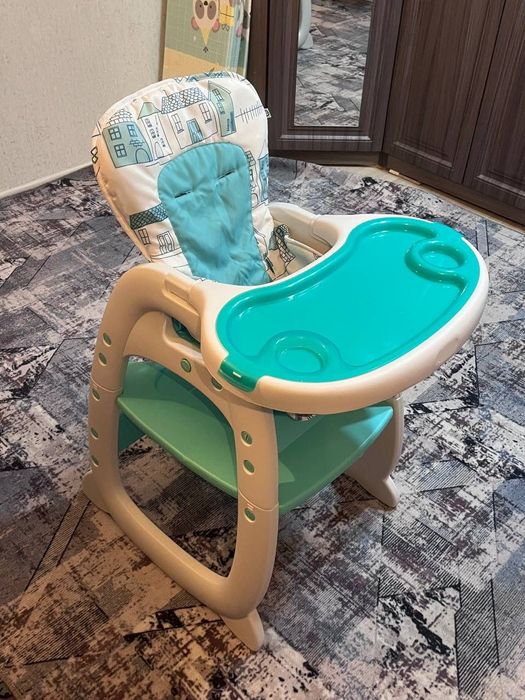 Стульчик для кормления, трансформер 2 в 1