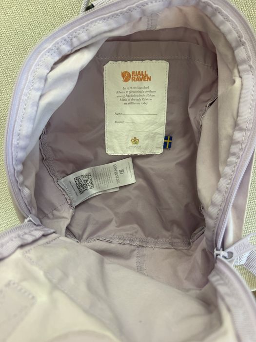 Малка раница Fjällraven Kånken лилава