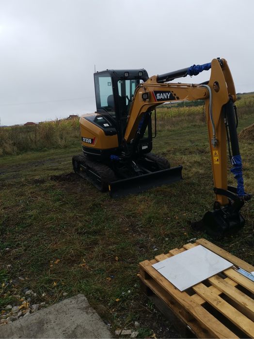Excavator SANY SY 35U, 8800 ore garantie