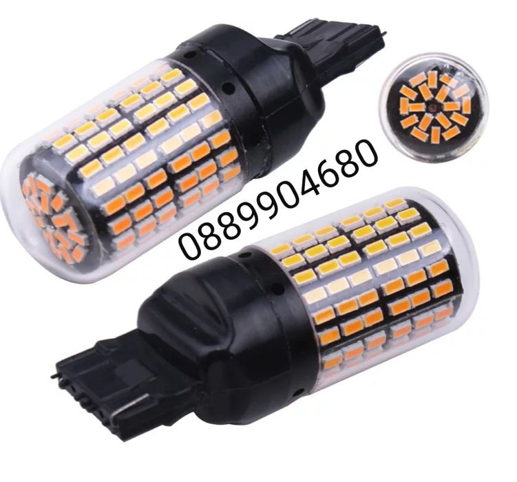 Лед крушки за мигачи, задна светлина, стоп *CANBUS* 3000 lum.