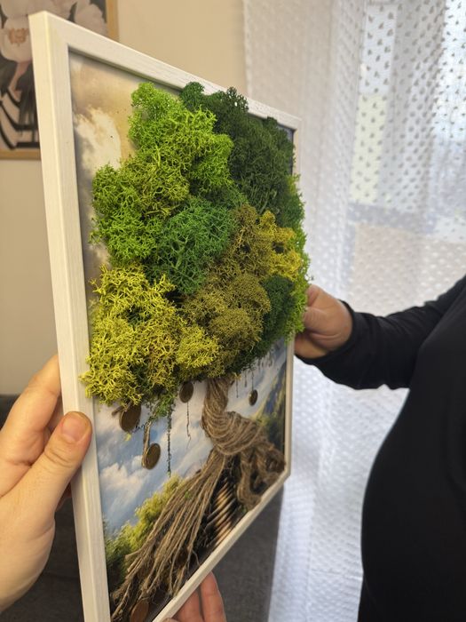 Картина за повод със скандинавски мъх