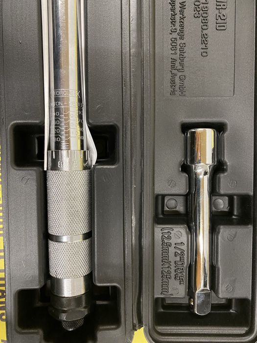 Cheie dinamometrica 1/2 80-210Nm tubulare 17 19 21  si prelungitor