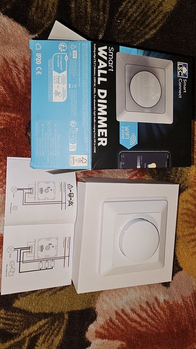 Dimmer inteligent perete WiFi LSC Smart Connect (Tuya), 5–250W, variator LED (3207304)